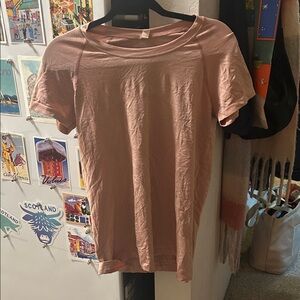 lululemon athletica Dusty Pink Short Sleeve Tee